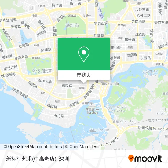新标杆艺术(中高考店)地图