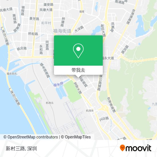 新村三路地图