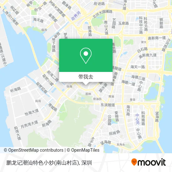 鹏龙记潮汕特色小炒(南山村店)地图