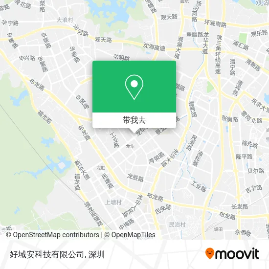 好域安科技有限公司地图