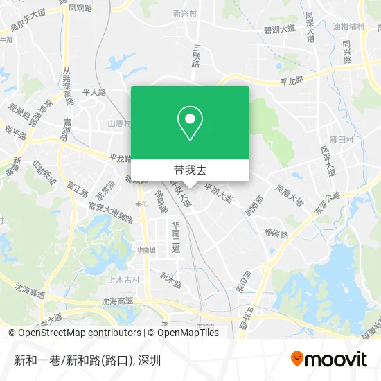 新和一巷/新和路(路口)地图