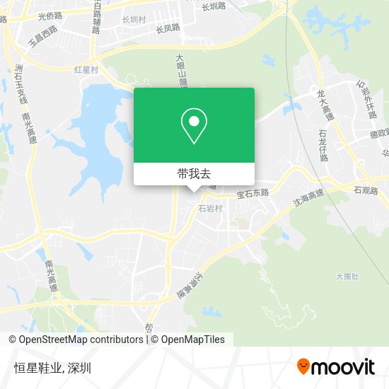 恒星鞋业地图