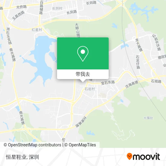 恒星鞋业地图