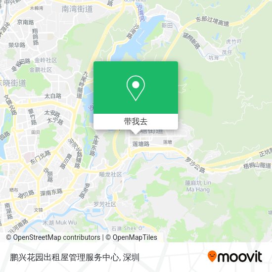 鹏兴花园出租屋管理服务中心地图