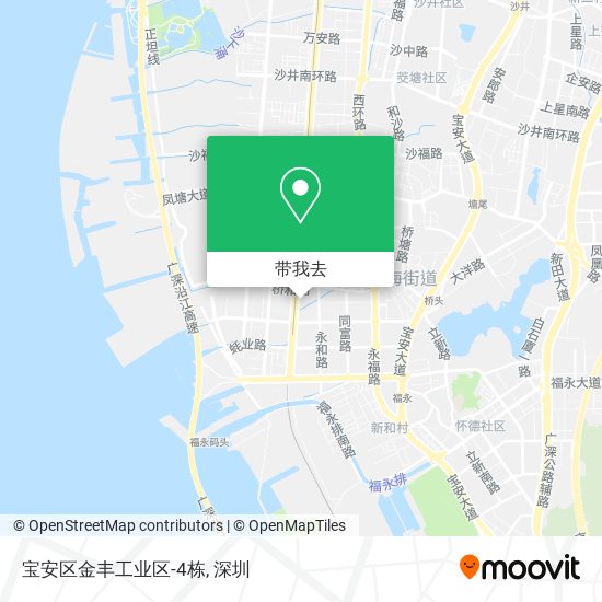 宝安区金丰工业区-4栋地图