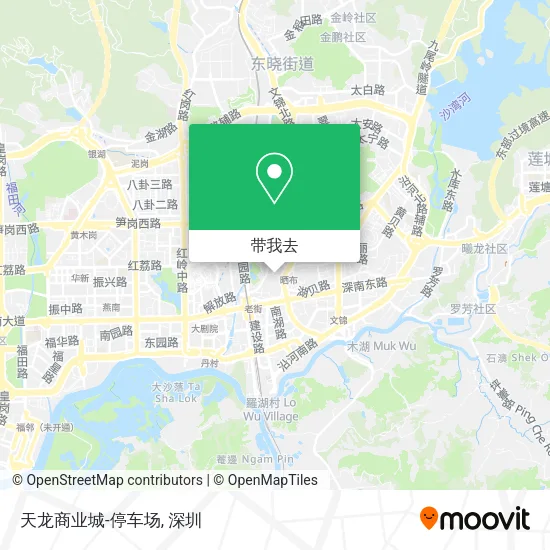 天龙商业城-停车场地图
