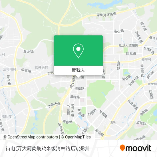 街电(万大厨黄焖鸡米饭清林路店)地图