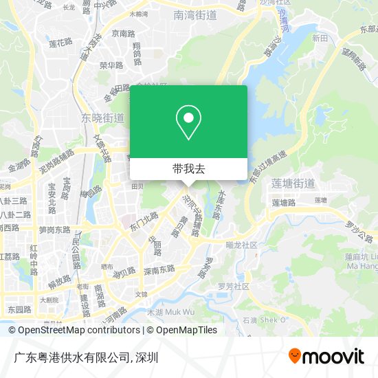 广东粤港供水有限公司地图