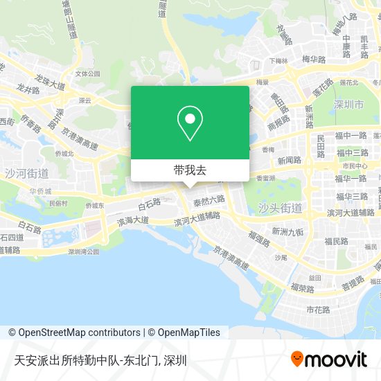天安派出所特勤中队-东北门地图