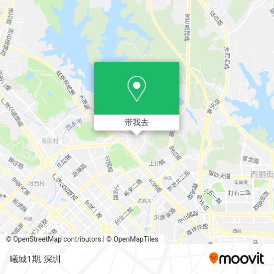 曦城1期地图