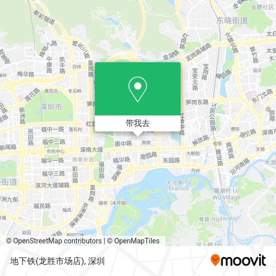 地下铁(龙胜市场店)地图