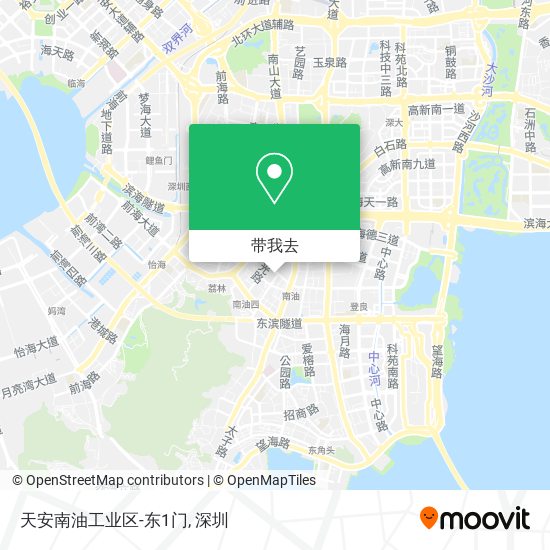 天安南油工业区-东1门地图
