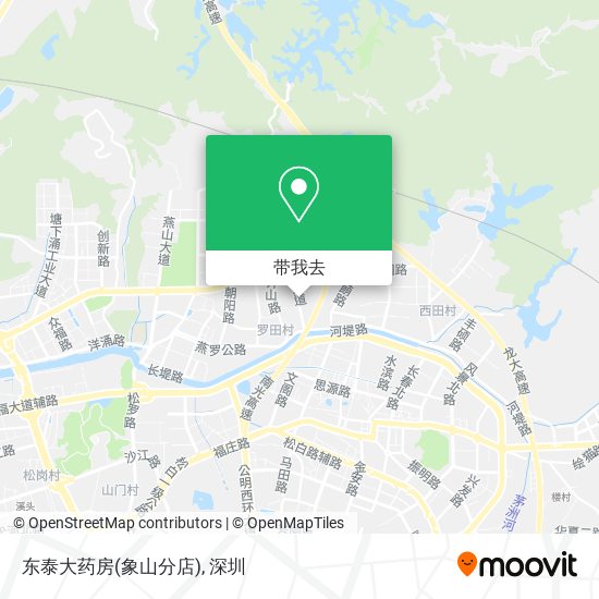 东泰大药房(象山分店)地图