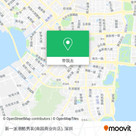新一派潮酷男装(南园商业街店)地图