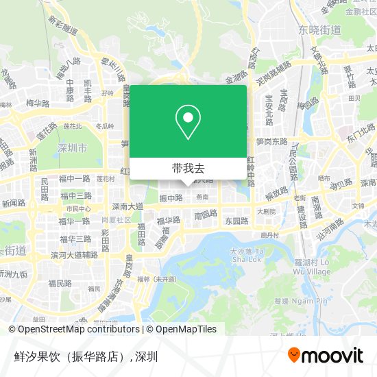 鲜汐果饮（振华路店）地图