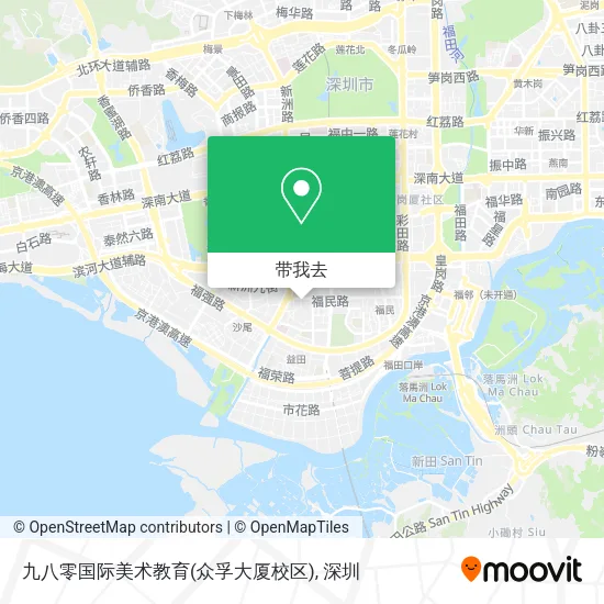 九八零国际美术教育(众孚大厦校区)地图