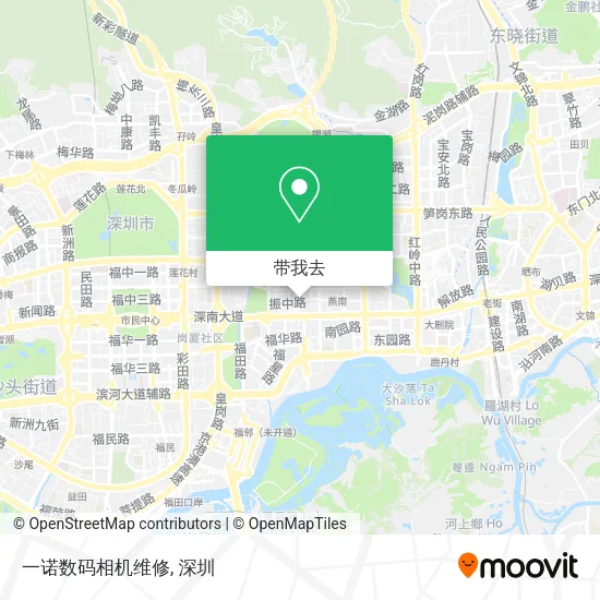 一诺数码相机维修地图