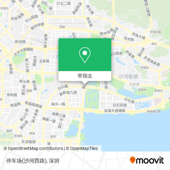 停车场(沙河西路)地图