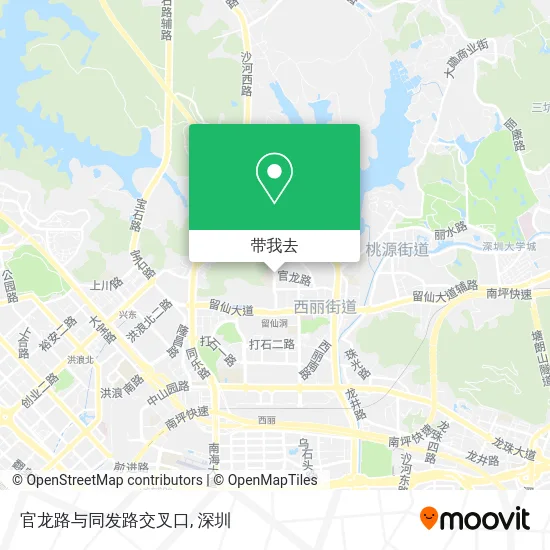 官龙路与同发路交叉口地图