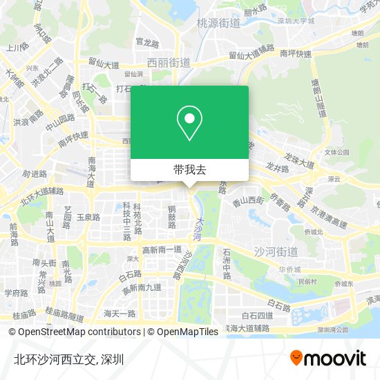北环沙河西立交地图