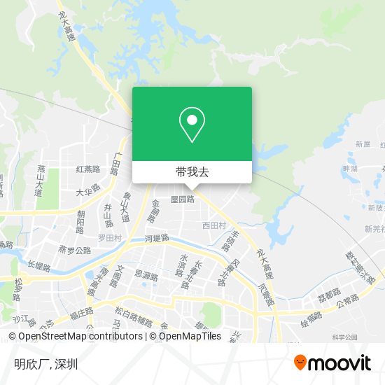 明欣厂地图