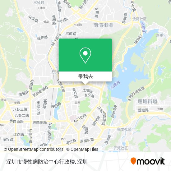 深圳市慢性病防治中心行政楼地图