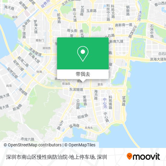 深圳市南山区慢性病防治院-地上停车场地图