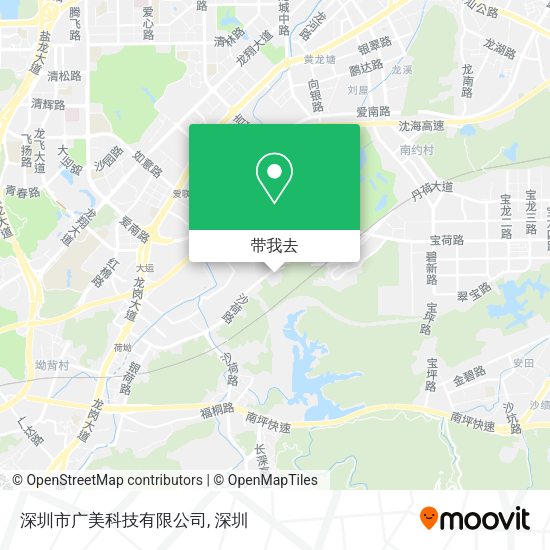 深圳市广美科技有限公司地图