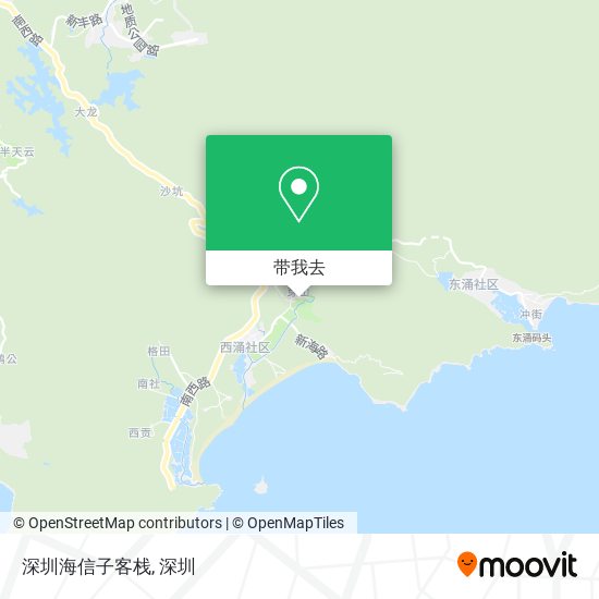 深圳海信子客栈地图