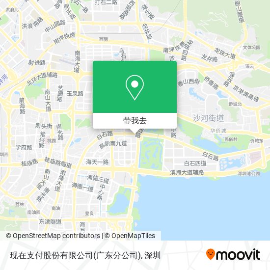 现在支付股份有限公司(广东分公司)地图