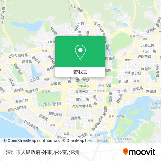 深圳市人民政府-外事办公室地图