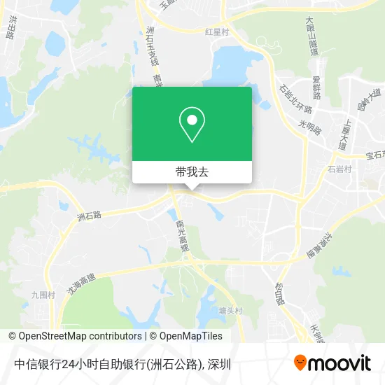 中信银行24小时自助银行(洲石公路)地图