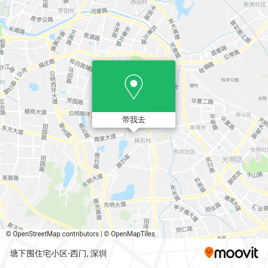 塘下围住宅小区-西门地图