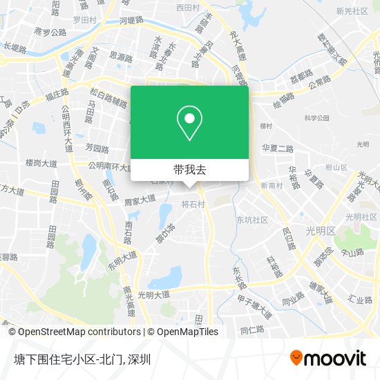 塘下围住宅小区-北门地图