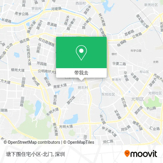 塘下围住宅小区-北门地图