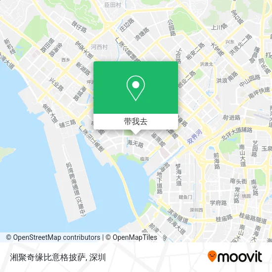 湘聚奇缘比意格披萨地图