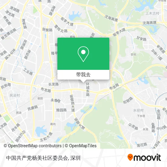 中国共产党杨美社区委员会地图