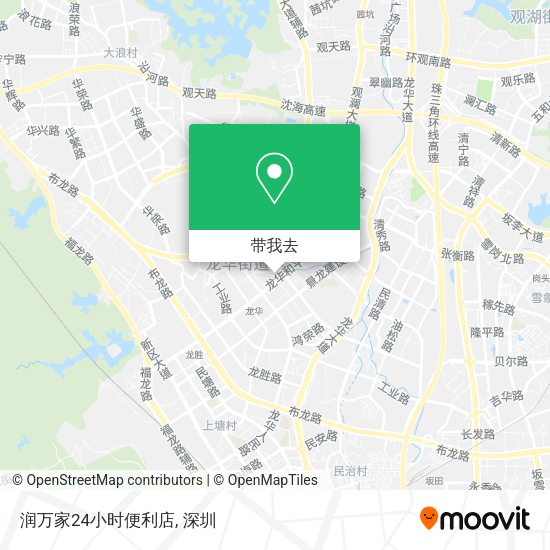 润万家24小时便利店地图