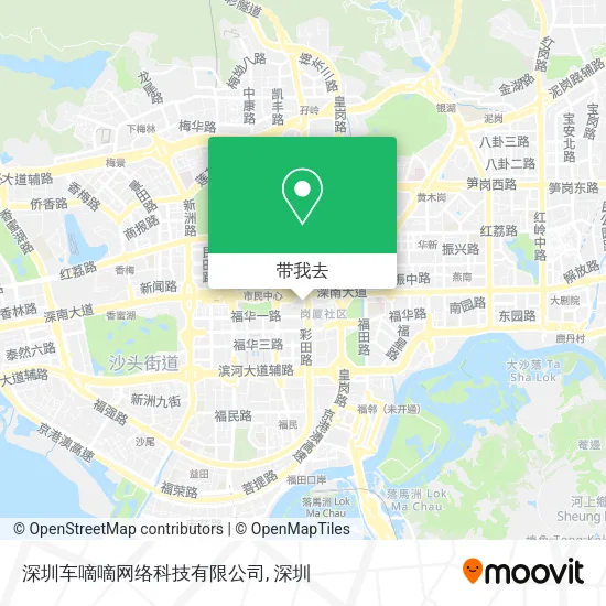 深圳车嘀嘀网络科技有限公司地图