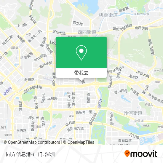 同方信息港-正门地图