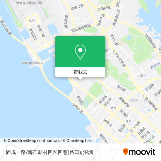 固戍一路/海滨新村四区四巷(路口)地图