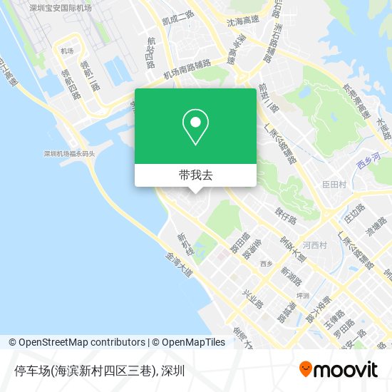 停车场(海滨新村四区三巷)地图
