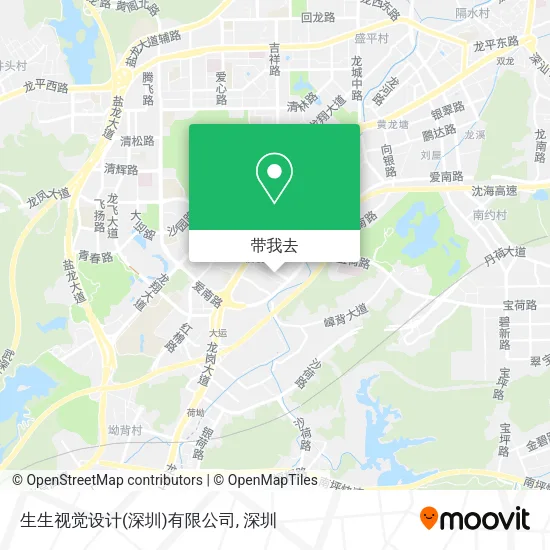 生生视觉设计(深圳)有限公司地图