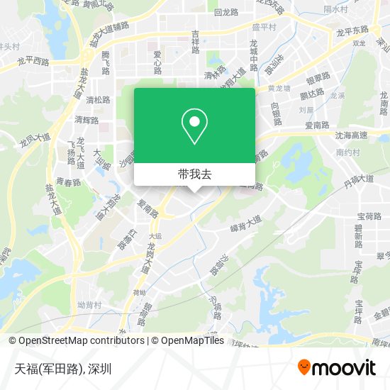 天福(军田路)地图