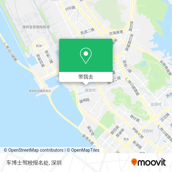 车博士驾校报名处地图