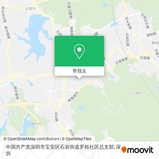 中国共产党深圳市宝安区石岩街道罗租社区总支部地图