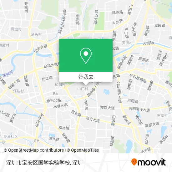 深圳市宝安区国学实验学校地图