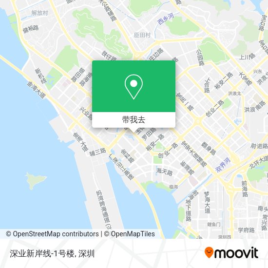 深业新岸线-1号楼地图