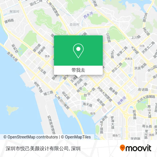 深圳市悦己美颜设计有限公司地图