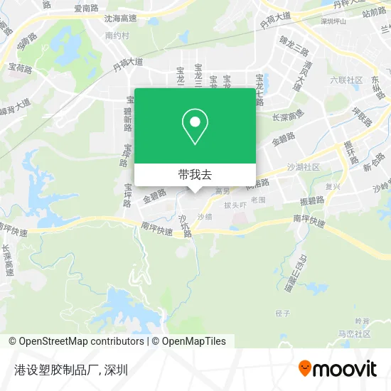 港设塑胶制品厂地图